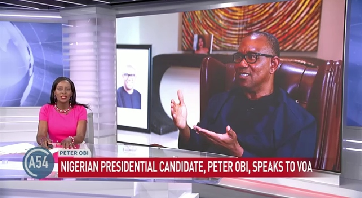 VoA interview witjh Peter Obi