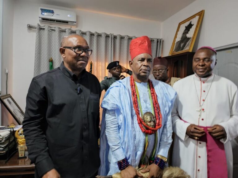 Peter Obi visits Attah of Igala